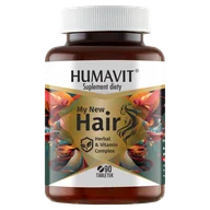 Włosy, skóra, paznokcie - Humavit My New Hair, 90 tabletek - miniaturka - grafika 1