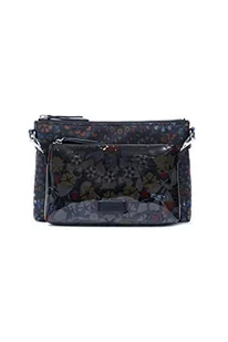 Desigual Womens Fabric Across Body Bag, czarny, U - Torebki damskie - miniaturka - grafika 1