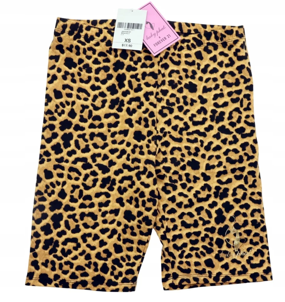 Spodenki damskie Getry Legginsy krótkie Baby phat r. XS Panterka Moda Kot