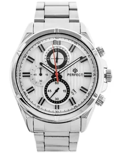 Zegarek ZEGAREK MĘSKI PERFECT CH03M - CHRONOGRAF (zp358b) + BOX - Perfect - Zegarki męskie - miniaturka - grafika 1