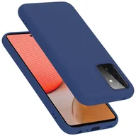 Etui i futerały do telefonów - Pokrowiec Do Samsung Galaxy A72 4G / 5G Etui w LIQUID NIEBIESKI TPU Silikon Case Cover Obudowa Ochronny Cadorabo - miniaturka - grafika 1