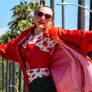 GOODR okulary przeciwsłoneczne sportowe THE RUNWAYS Haute Day In Hell - Okulary sportowe - miniaturka - grafika 4