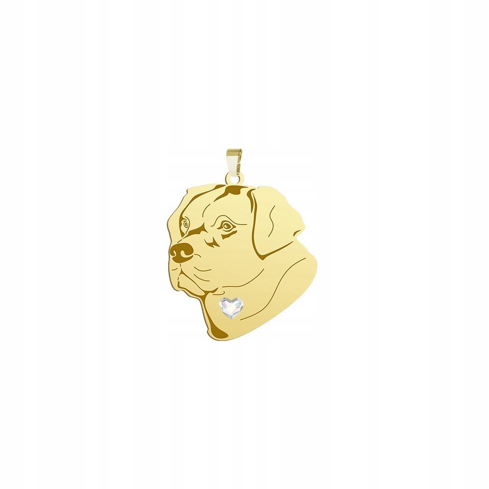 Zawieszka Złota z psem Labrador Retriever 925 Prezent Biżuteria GRAWER