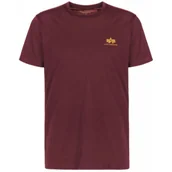 Odzież taktyczna i umundurowanie - Alpha Industries Small Logo Basic 188505 184 - Bordowa - miniaturka - grafika 1