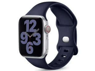 Sportowy pasek Alogy silikonowy do Apple Watch 38/40/41mm Granatowy - Akcesoria do smartwatchy - miniaturka - grafika 1
