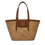 Torebka Pinko Love Summer Basket PE 24 PLTT 103324 A1RL Naturale/Cuoio LP4Q