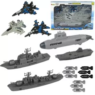 Figurki dla dzieci - Zestaw Armii Morskiej Okrętowa Baza Wojskowa Odrzutowce Bomby - miniaturka - grafika 1
