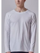 Piżamy męskie - Skiny Koszulka piżamowa w kolorze białym - miniaturka - grafika 1