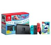 Konsole Nintendo - Nintendo Switch Joy-Con v2 Czerwono-niebieski Sports Set + Nintendo Online 365dni + Fitness Boxing 3 Your Personal Train - miniaturka - grafika 1