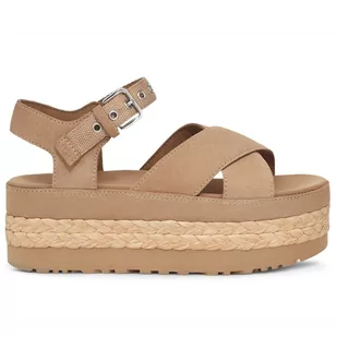 Sandały Ugg Aubrey Platform Sandal 1152711-SAN - beżowe - UGG - Sandały damskie - miniaturka - grafika 1