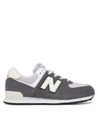 Buty dla dziewczynek - New Balance Sneakersy G57436O Szary - miniaturka - grafika 1