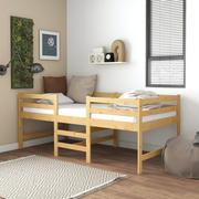 Łóżka - Rama łóżka, 90 x 200 cm, lite drewno sosnowe Lumarko! - miniaturka - grafika 1