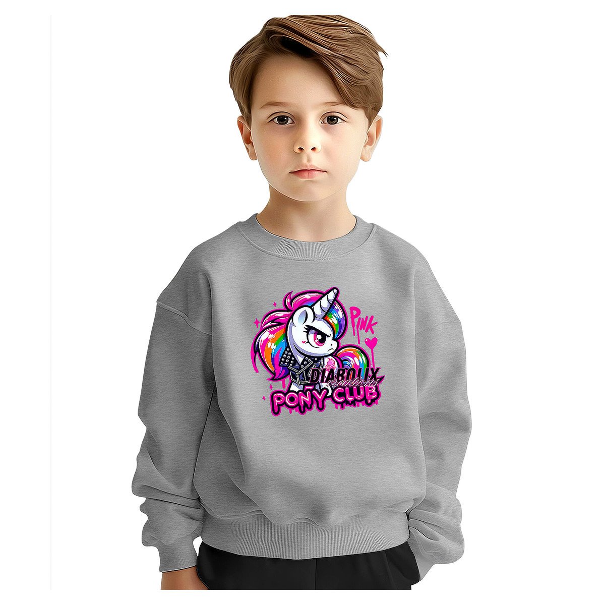 BLUZA DZIECIĘCA JEDNOROŻEC UNICORN PINK 146-152 DLA CHŁOPCA DZIEWCZYNKI