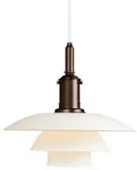 Oprawy, klosze i abażury - Louis Poulsen - PH 3 -3 Metalowy Klosz Górny Biały Louis Poulsen - miniaturka - grafika 1