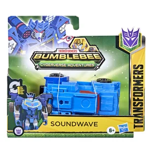 Transformers Cyberverse 1-Step Soundwave - HASBRO - Samochody i pojazdy dla dzieci - miniaturka - grafika 1