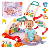 Maty edukacyjne - Mata Interaktywna Chodzik Pchacz Pianinko Stolik Z552 - miniaturka - grafika 1