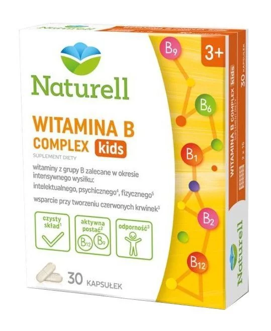 Naturell Witamina B complex kids x 30 kaps