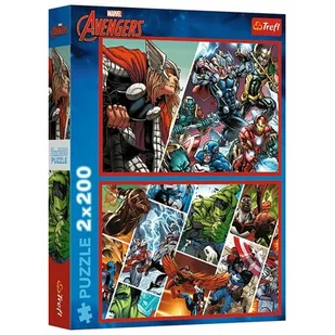Puzzle 2x200 Obrońcy świata TREFL - Puzzle - miniaturka - grafika 1
