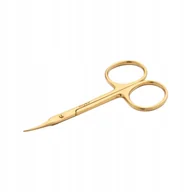 Akcesoria do paznokci - Aba Group Profesjonalne Nożyczki Do Skórek Zagięte Złote 20mm 1463 - miniaturka - grafika 1