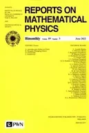 Czasopisma - Reports on Mathematical Physics 89/3 2022 Kraj - miniaturka - grafika 1