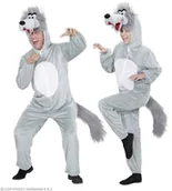 Stroje karnawałowe - Strój Wilk Pluszowy Szary-M - miniaturka - grafika 1