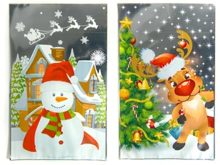 Woreczki świąteczne dwa wzory 25x40 cm, 1 op./5 szt. - Zabawki kreatywne - miniaturka - grafika 1