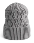 Czapki damskie - Czapka Zimowa Damska Męska Beanie Podwijana Uniwersalna Casualowa Jesienna - miniaturka - grafika 1