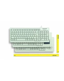 CHERRY Keyboard Cherry XS G84-5500 Grey/Beige Touchpad,USB,US Layout (DL-T 55) - Klawiatury - miniaturka - grafika 2