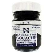 Farby i media malarskie - Talens Talens Gouache Extra Fine Jar 50 ml Neutral Black - miniaturka - grafika 1