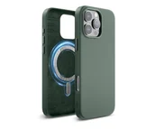 Etui i futerały do telefonów - Elago Magnetic Leather do iPhone 16 Pro Max Midnight Green - miniaturka - grafika 1