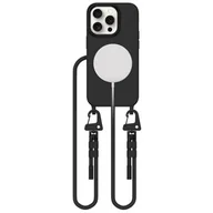 Etui i futerały do telefonów - Etui TECH-PROTECT MagNecklace MagSafe do Apple iPhone 15 Pro Czarny - miniaturka - grafika 1