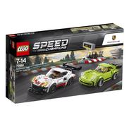 Klocki - LEGO SPEED CHAMPIONS Porsche 911 RSR i 911 Turbo 3.0 p4 75888 - miniaturka - grafika 1