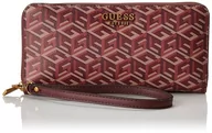 Portfele - Guess Laurel, Akcesoria Podróżne-Portfele damskie, Merlot Logo, 2-21-10cm, Merlot Logo - miniaturka - grafika 1