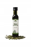 Zdrowa żywność - Olej z Pestek Dyni 250ml Tłoczony na Zimno Naturalny Nierafinowany Premium - miniaturka - grafika 1