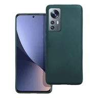 Etui i futerały do telefonów - OEM Futerał matt do Xiaomi 12 / 12x ciemnozielony - miniaturka - grafika 1
