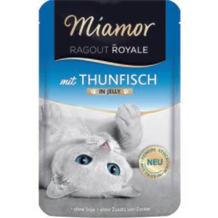 Miamor Ragout Royale w galarecie Tuńczyk 22x100 g - Mokra karma dla kotów - miniaturka - grafika 1