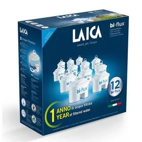 Filtr wodny Laica Bi-flux univerzální 10 ks + 2 ks magnesium F12SES0 Biały - Akcesoria i części AGD - miniaturka - grafika 1