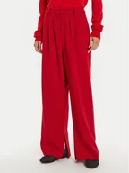 Spodnie damskie - Herskind Spodnie materiałowe Rupert 5317668 Czerwony Relaxed Fit - miniaturka - grafika 1