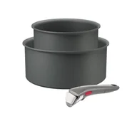 Garnki - Tefal Ingenio Halo L8019453 Indukcja Aluminium 3 elementy - miniaturka - grafika 1