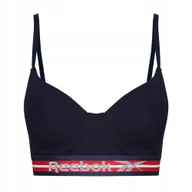 Biustonosze - REEBOK Stanik Damski F9620 PANSY GRANATOWY S - miniaturka - grafika 1