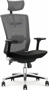 Fotel biurowy, krzesło biurowe Krzesło biurowe Elior Ragis Czarne - Fotele i krzesła biurowe - miniaturka - grafika 1