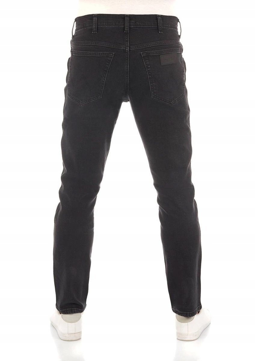 WRANGLER TEXAS SLIM CASH BLACK W12SHT240 32/34