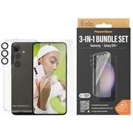 Etui i futerały do telefonów - Zestaw PanzerGlass Bundle 3in1 etui przezroczyste + folia + osłona aparatu do Samsung Galaxy S24+ - miniaturka - grafika 1