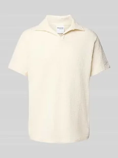 Koszulka polo o kroju regular fit z mieszanki bawełny - Koszulki męskie - miniaturka - grafika 1