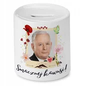 Skarbonki - Skarbonka Jarosław Kaczyński na urodziny Prezent z Nadrukiem ze Zdjęciem - miniaturka - grafika 1