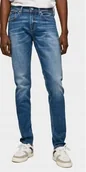 Spodnie męskie - Pepe Jeans Niebieskie Męskie Jeansy Proste 34/32 Nmd - miniaturka - grafika 1