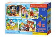 Puzzle - Castorland Puzzle 4w1 - Klaszyczne bajki GXP-651332 - miniaturka - grafika 1