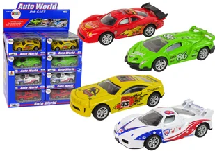 SPORTOWE WYŚCIGOWE AUTO RESORAK WYŚCIGI 4 KOLORY 1SZT - Samochody i pojazdy dla dzieci - miniaturka - grafika 1