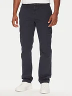 Spodnie męskie - Tommy Hilfiger Spodnie materiałowe Denton MW0MW39695 Granatowy Straight Fit - miniaturka - grafika 1