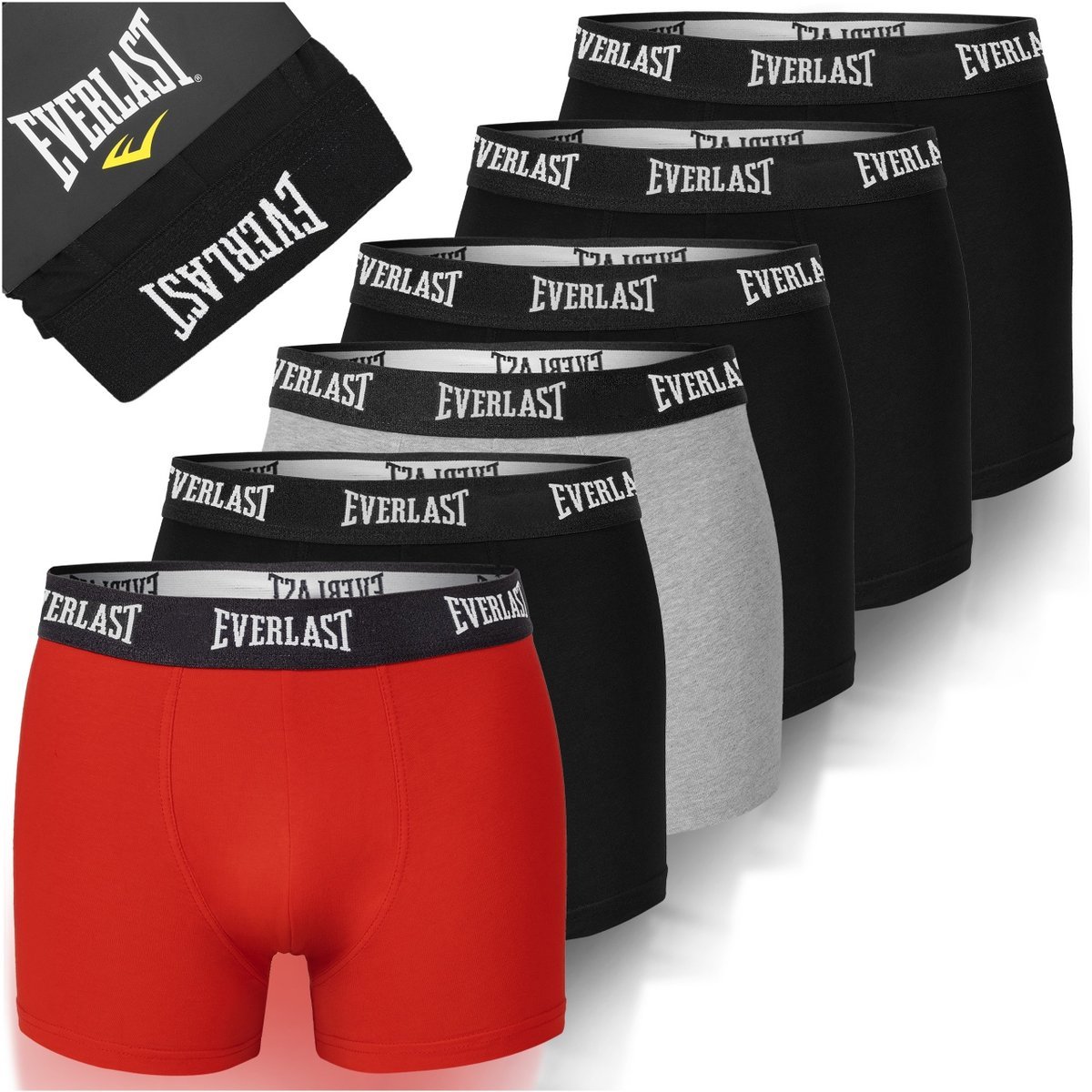 Everlast Bokserki Męskie Bawełniane BM405 6 Sztuk Rozmiar XL